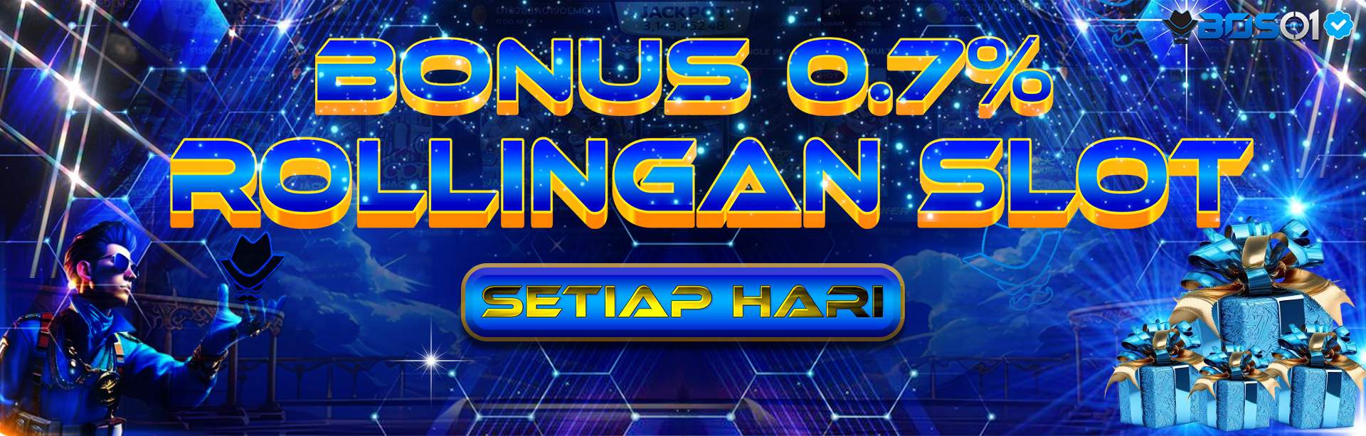 BONUS ROLLINGAN 0.7% SETIAP HARI