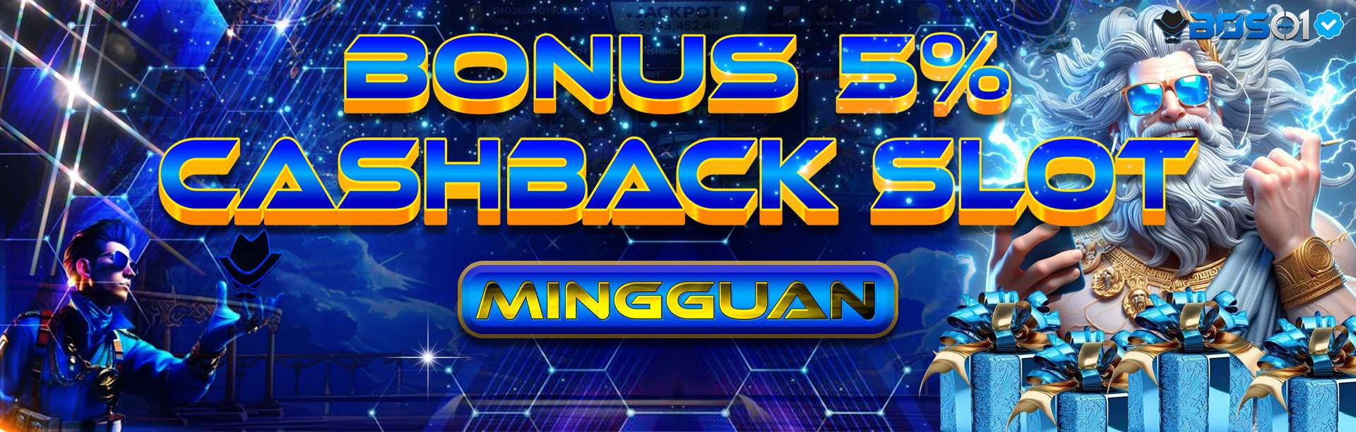 BONUS CASHBACK 5%