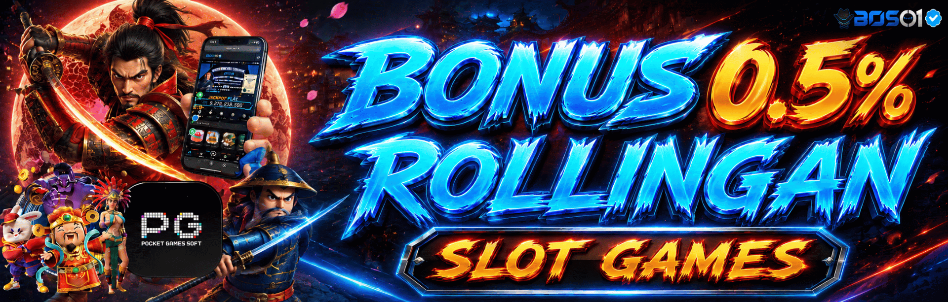 BONUS ROLLINGAN 0.5 SLOT